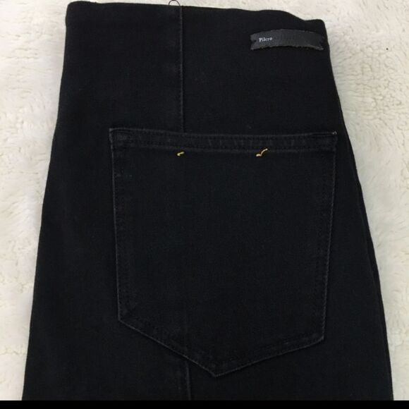 Pilcro  Black High-rise Denim Leggings Sz 27 - Picture 4 of 8